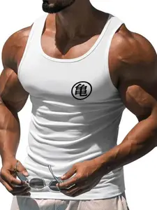 Dragon Ball DBZ, Sun Wukong, suitable for both men and women, summer streetwear, 80s and 90s patterns, teescotton anime vest, sports and fitness vest, men's gift