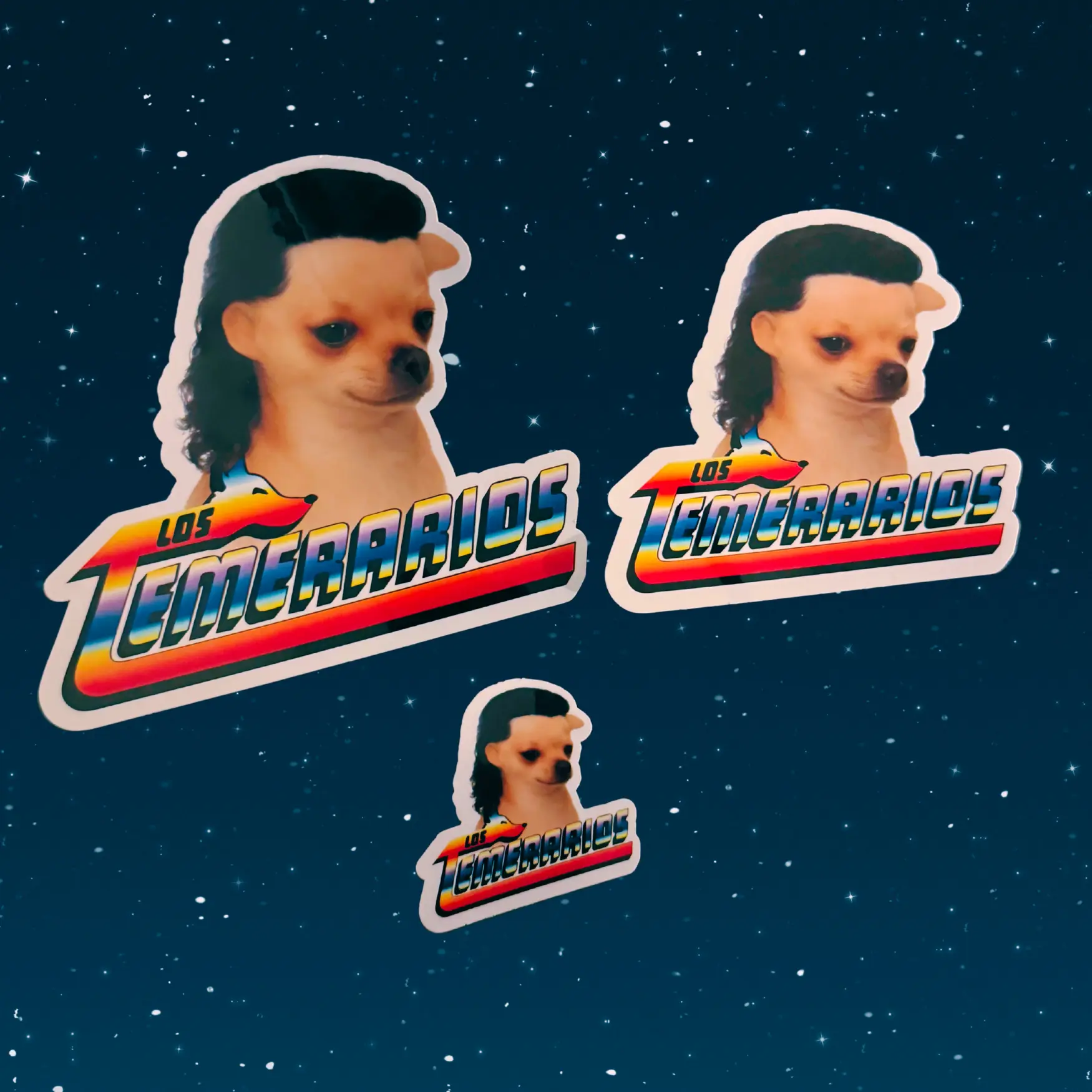 Los Temerarios 5-Piece Die-Cut Vinyl Sticker Collage Pack - Decal, Cut Out, Adhesive, Art Stickers for Classic Mexican Music Fans