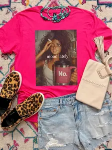 Mood Lately ~ Unisex Short Sleeve T-Shirt Gildan Softstyle Printed in the USA