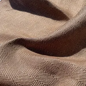 100% Italian Linen Diamond Jacquard Heavy 12 oz Upholstery/Apparel Fabric By The Yard 60″