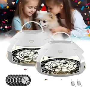 Flea Traps 2 Pack - A set of flea-catching devices suitable for use in the home, a flea trap with a light source for eliminating insects from electronic devices, and a pest control device for use in kitchens, living rooms, balconies and bedrooms.