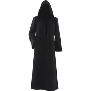 Men's Cosplay Cloak Robe Costume Halloween Tunic Hooded Uniform