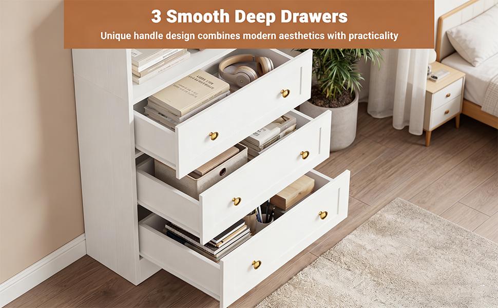 80"Tall Display Bookcase with 3 Wooden Drawers, 24'' W Adjustable Shelves Etagere Bookshelf for Living Room, Home Office, Modern Storage Cabinet 80"Tall Display Bookcase with 3 Wooden Drawers, 24'' W Adjustable Shelves Etagere Bookshelf for Living Room, Home Office, Modern Storage Cabinet