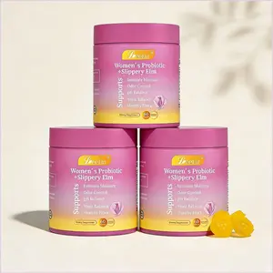 Ends Tonight! Women’s Probiotic Gummies 60ct | Slippery Elm + Prebiotics | pH Balance & Intimate Moisture | Hawaiian Pineapple