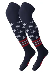 TCK Freedom Dugout USA Made Stars & Stripes OTK Socks