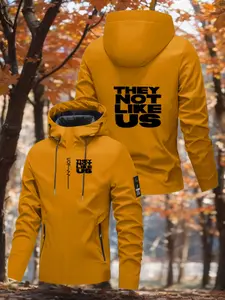 Men's Lightweight Windproof Ski Jacket with Zipper and Hood, Ideal for Skiing and Snowboarding, Casual Windbreaker for Cycling and Fishing