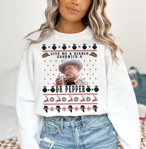 Buf0rd T Xmas Give Me A Diablo Sandwich  T-Shirt,  Sweatshirt Hoodie, Merry Christmas Vintage T-Shirt, Movies Quote Unisex TShirt, Unisex Graphic Print Tee