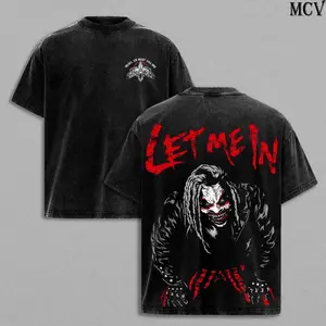 Bray Wyatt The Fiend Vintage Washed Wash Tshirt WWE Horror Graphic Tee Wrestling Streetwear Oversized Cotton Unisex Crewneck. CKV