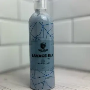 True Legacy Skincare Savage Silk Shower Gel Body Care Cleanser Gentle Hydrating Moisturizing Sulfate-Free Cleansing