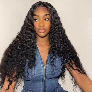 Megalook Water Wave Glueless Transparent Lace Front Wigs Pre-everything Put on Go Wig for Women Black Natural Hairline Beginner Friendly #Summervibes