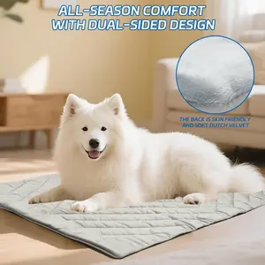 CoolPaws™ Portable Pet Cooling Mat – Machine Washable Summer Cooling Blanket for Dogs & Cats