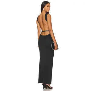 superdown Trista Maxi Dress in Black