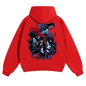 Solo Leveling Unisex FallFreshness outfits men streetwear 80s 90s graphic tees cotton Anime funny 300G Hoodies men gifts