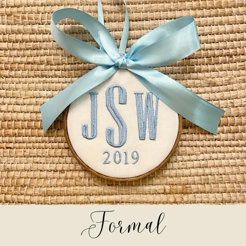 Monogram Ornament (Formal Font)