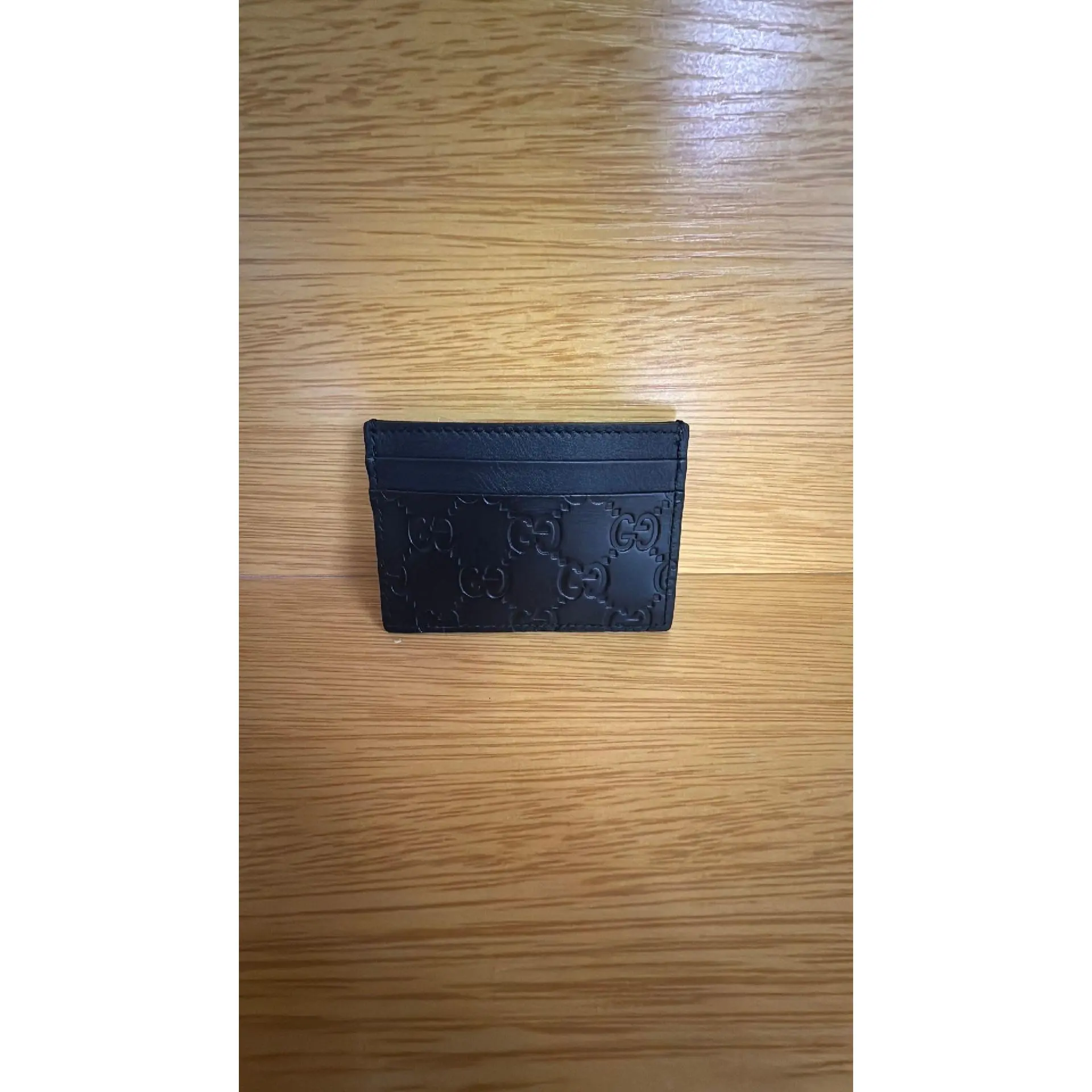 Pre-owned GUCCI Leather Luxury Bags & Accessories GG Card Holder, Navy Blue Date Code: 233156525040. Entrupy ID: 7KMXDV6. Chicago