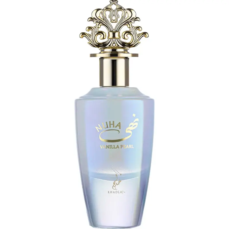 Khadlaj Nuha Vanilla Pearl Eau de Parfum Spray for Women 3.4 Ounce