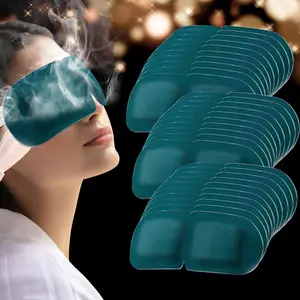 Disposable Eye Mask, 10/20pcs Leaflet Design Self-heating Eye Mask, Travel Eye Cover, Sleeping Eye Mask, Eye Care Product for Women & Men