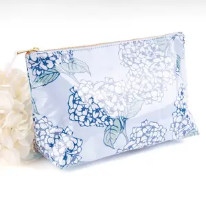 Hydrangea Travel Cosmetic Case