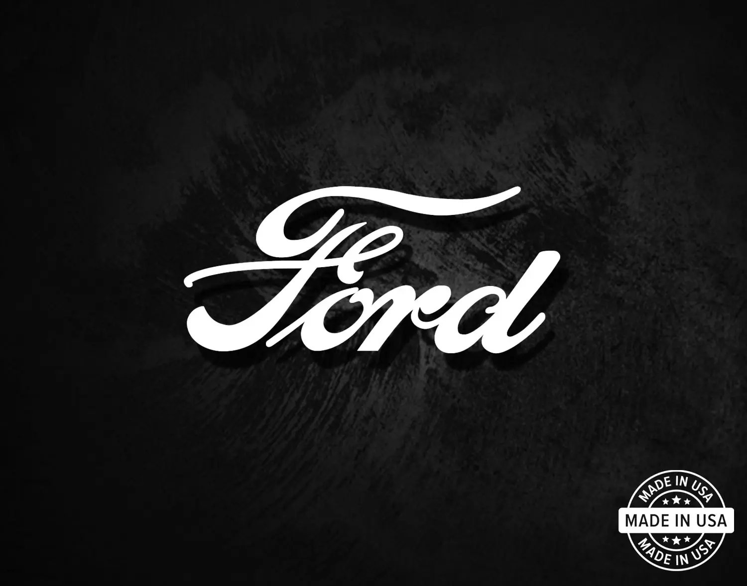 Ford Lettering Vinyl Die Cut Sticker, 100% Made In USA Ford Lettering Vinyl Die Cut Sticker, 100% Made In USA
