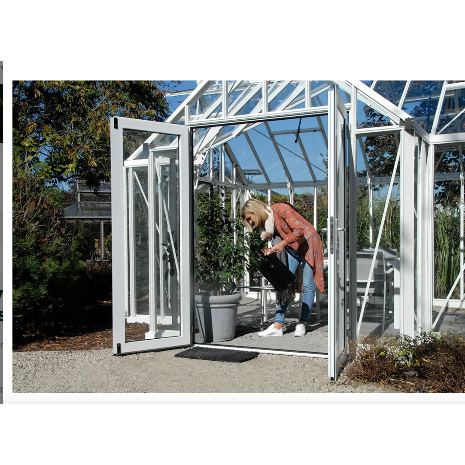 Hinged Door for Exaco Janssens Royal Victorian Greenhouse