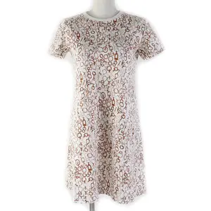 Pre-owned HERMÈS Cotton Small Leather Goods Hermes Dress Brown 34 Women