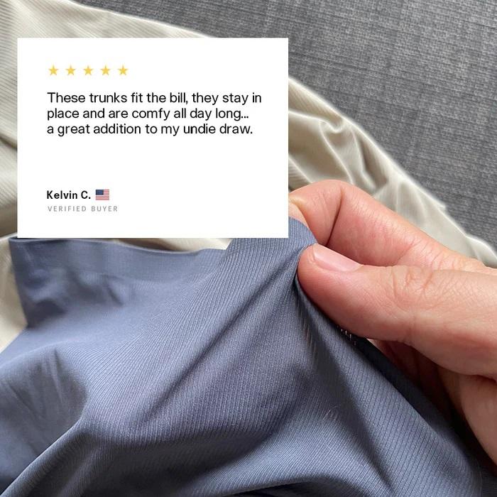 TexTale Airy Trunk - 2 pack Sweat-Wicking Zero-Feel Softness Stretch - Gym Plus Sizes Light Silky Touch High-Quality Skin-Friendly Underwear Menswear Man letters classic print casual Soft Breathable Cotton Boxer Briefs Cotton Boxer Briefs