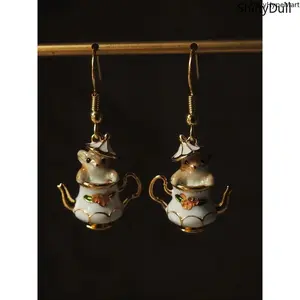 Cute Cartoon Mouse Dangle Earrings - Lightweight, Comfortable, Fun Trendy Jewelry for Casual Wear, Parties, Ideal Anniversary Gift for Women