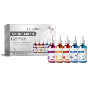 Jaysuing Serum Gift Box 5-Piece Facial Moisturizing And Hydrating Daily Repair Serum Gift Box Skincare Smooth Hyaluronic Moisturize Moisturizer