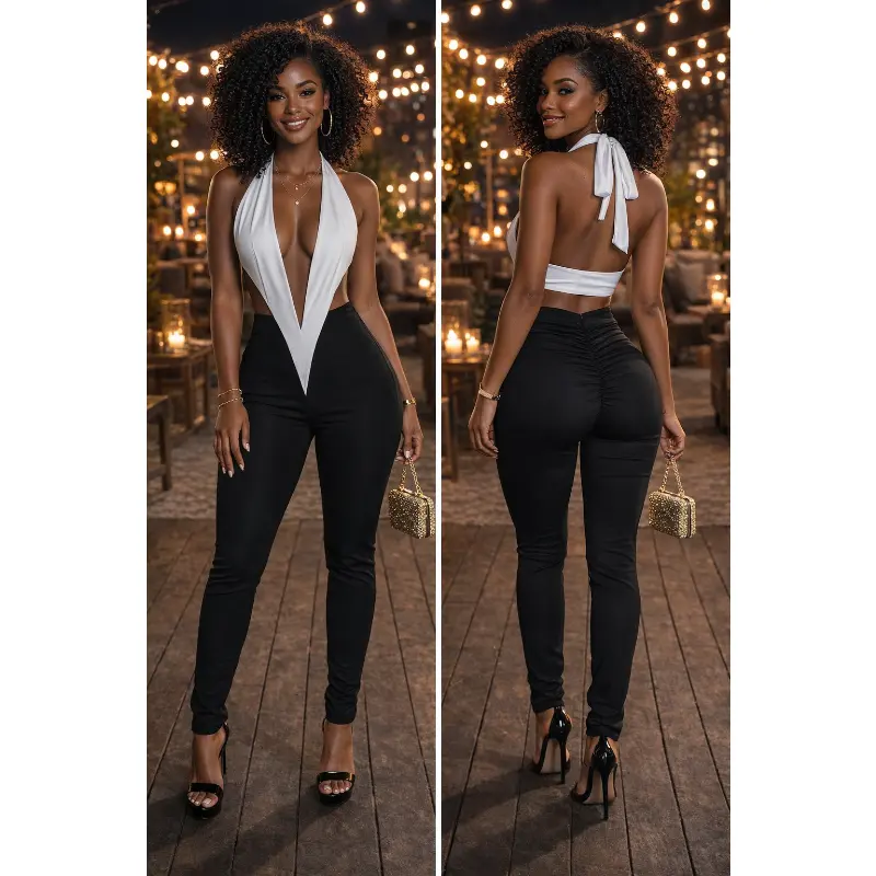 jumpsuit open back - TikTok Shop