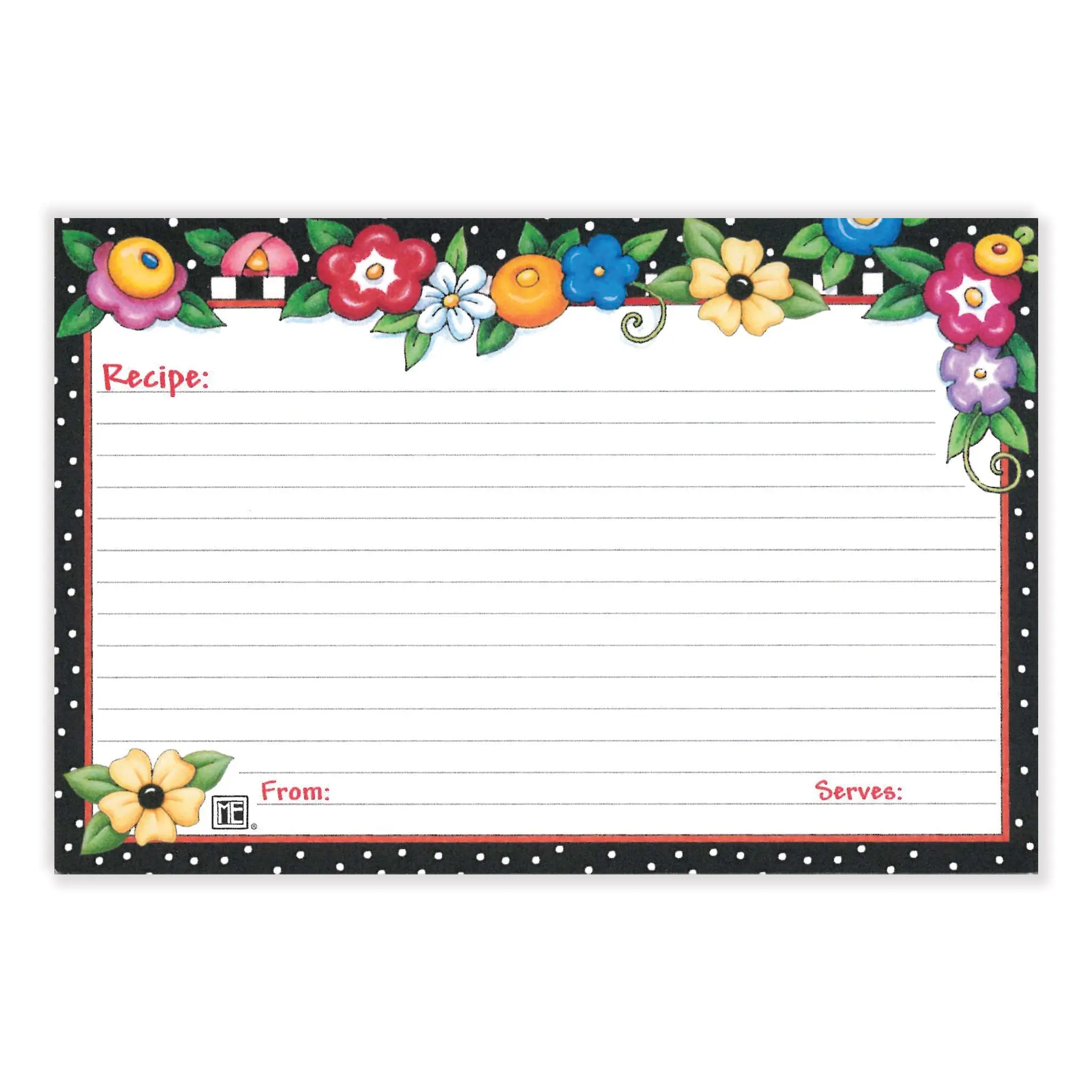 Heirloom Blooms Recipe Cards