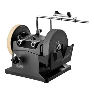 【Summervibes】VEVOR 8-Inch Wet Sharpening System,  , Water-Cooled Knife Grinder Machine with 155 RPM Grinding Speed, Vertical/Horizontal Two-Direction Wet Stone Grinder, Wet Bench Grinder for Knife, Chisel, Knife, Axe