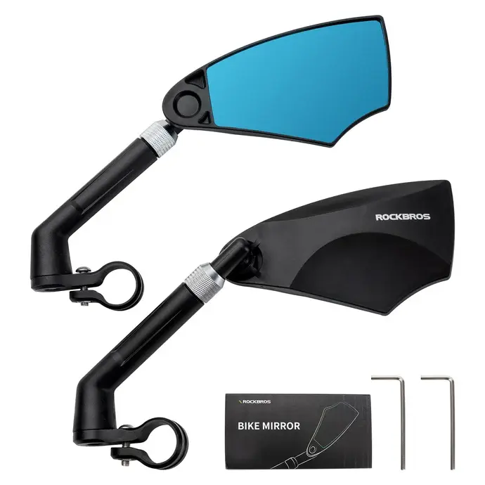 ROCKBROS 360° Adjustable Handlebar Bike Mirror with Anti-Glare Glass ROCKBROS 360° Adjustable Handlebar Bike Mirror with Anti-Glare Glass