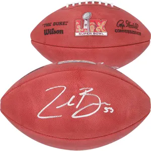 Zack Baun Philadelphia Eagles Autographed Super Bowl LIX Duke Football - Fanatics Authentic Certified