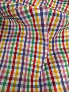 Multicolor Gingham Fabric 60"x 36"
