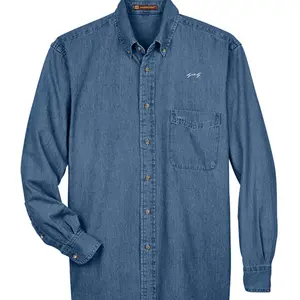 long sleeves Button down Denim shirt