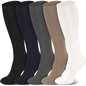 FuelMeFoot Warm Knee High Socks For Men - Thermal Cotton Socks For Hiking, Work, Winter, Gifts