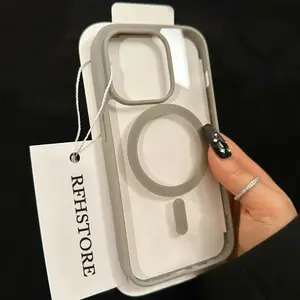 Support magnetic charging phone case Cover for iphone 17 pro max 16 Plus 15 14 13 12 11 Plus Fashion Trendy Anti-Stain Durable Lightweight Protection Shockproof Matte Texture Elegant Luxury Gift High-Quality New Product, New Year's Best Choice