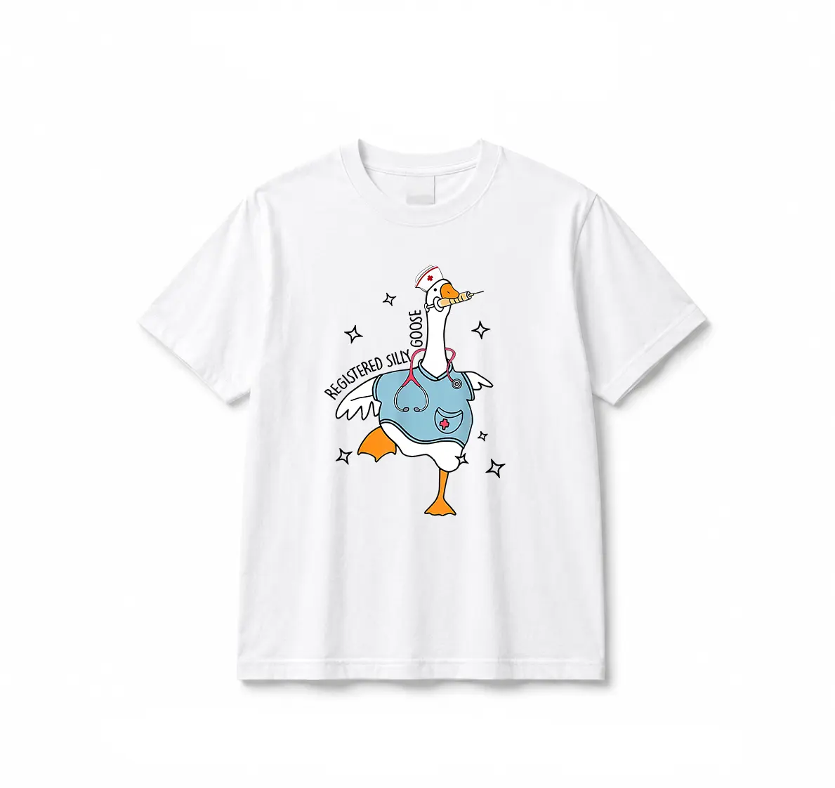 Silly Goose Registered Nurse Shirt, Nursing Student T-shirt, Nursing School, Nurse Sweatshirt, For Work RN, Nurse Life Tee, CNA Hoodie