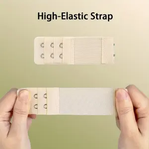 5 Pcs Soft Elastic Bra Extender Set, Adjustable Hook Back Band Extension Clasps, Skin-Friendly Lingerie Accessories for Women Tight Underwire Bras