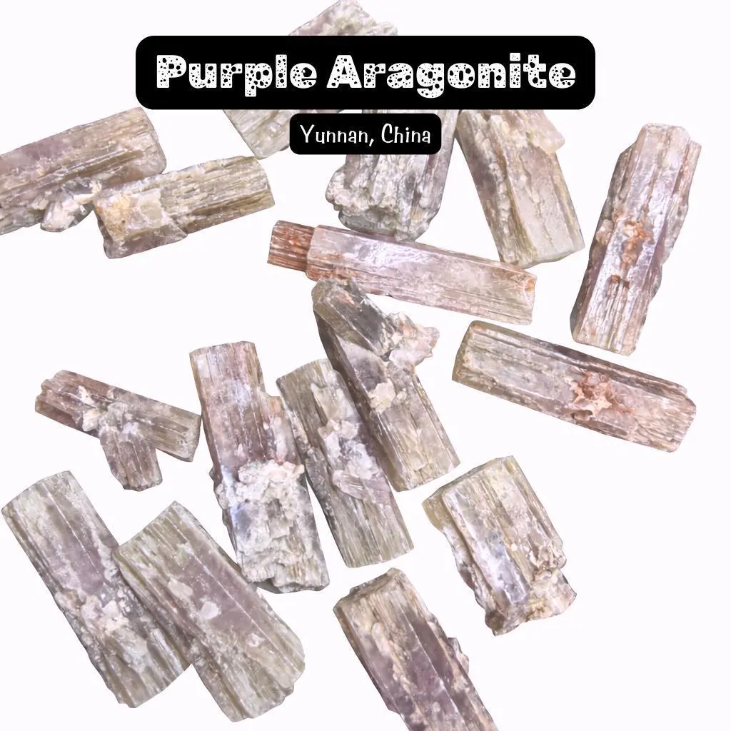 ONE Purple Aragonite Specimen - Yunnan, China - Natural PURPLE Aragonite