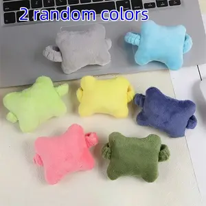 Creative Hand Pillow Set, Wrist Support Mouse Pad Keyboard Rest, Memory Foam Bracelet Cushion, Random Colors, 2 Pieces, Ergonomic Mouse Pad