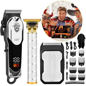 Get Barbershop Fades at Home! Full Hair Clipper, Trimmer & Shaver Kit for Halloween & Daily Use