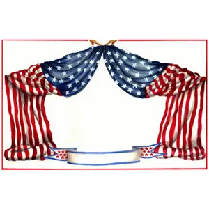 Patriotic Drape | Set of 20 Paper Placemats