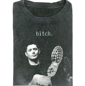 Dean Winchester Shirt, Vintage Supernatural Quote Tee, Iconic Bitch Meme Shirt, Funny TV Show Graphic T-Shirt, Short Sleeve, Unisex Graphic Tee, Gift for Men, Gift for Women 4