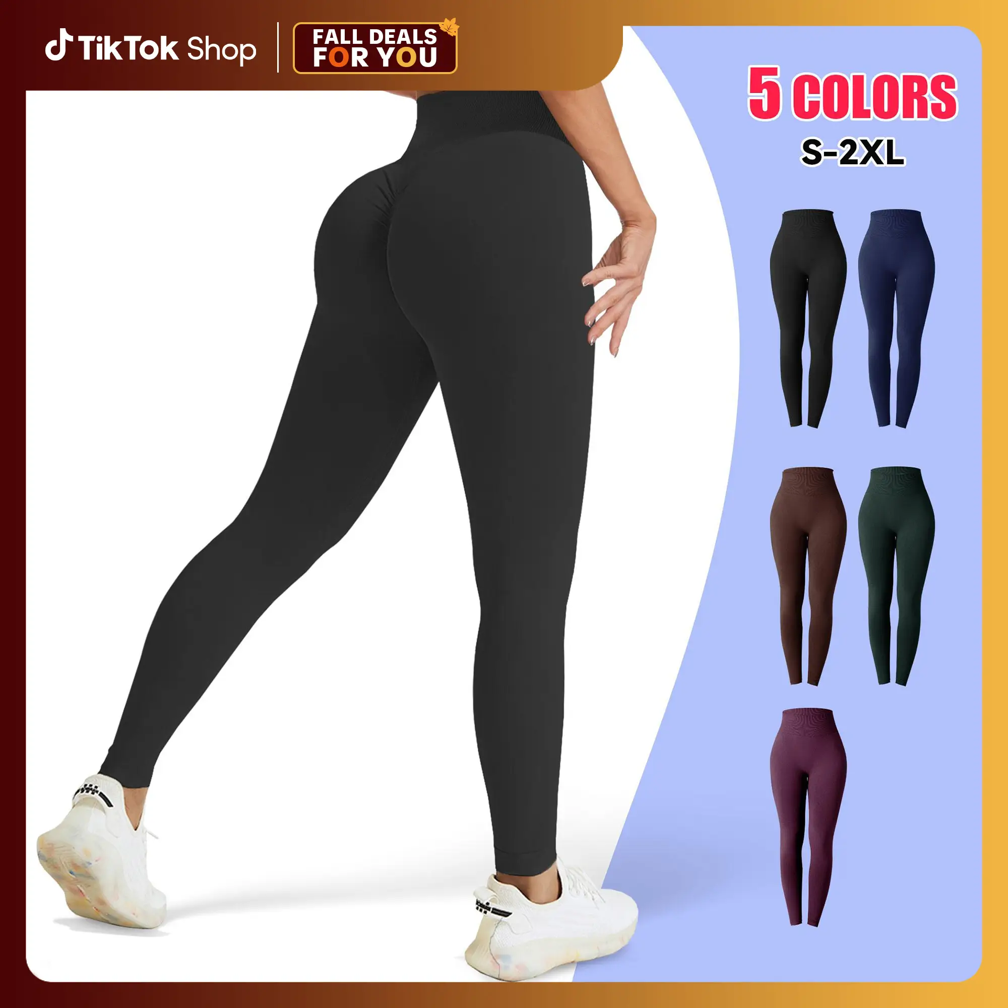 VICONOW Leggings for Women - Black Leggings High Waist Tummy Control Yoga Pants for Gym Workout Athletic Running Casual Daily Wear Solid Color Comfort