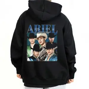 HOT Ariel Camacho 06 Unisex Cotton Hoodie Sweatshirt - Comfortable Fabric T-Shirt, Chicano Streetwear, Casual Chicanos Clothing, Outdoor Wear, Mexican Style Printed Men's Top