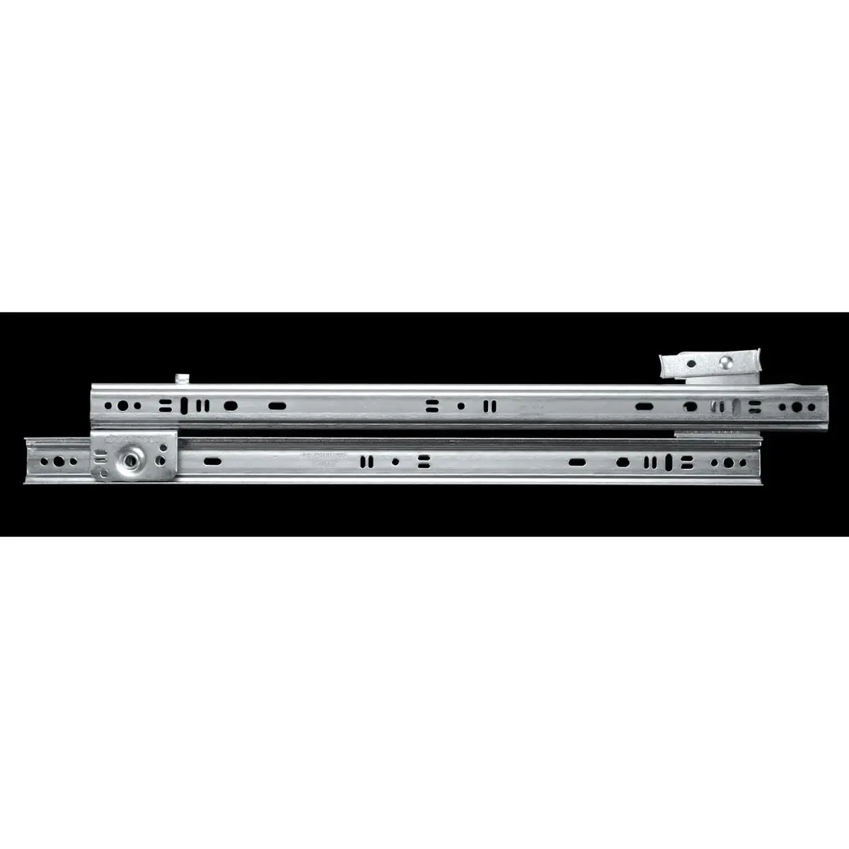 212 MAIN Knape & Vogt Manufacturing 1300P ZC 16 Drawer Slide, Zinc, Zinc Finish