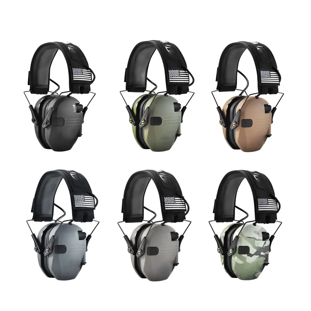 Over-Ear Wired Tactical Safety Eardefenders - High-Quality Sound Noise Cancelling Headset, Safety Gear for Shooting Users, 1 Piece Tactical Gear