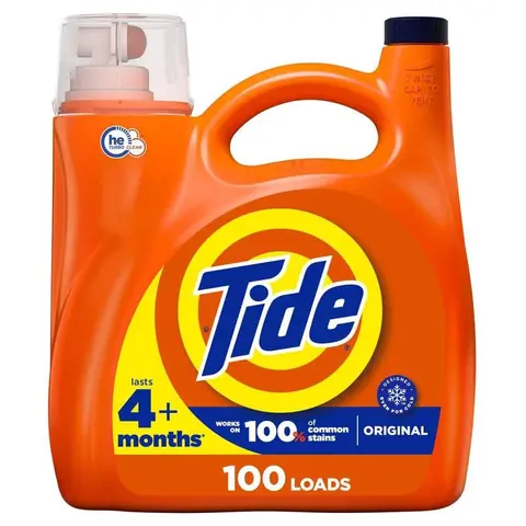 Original Scent Liquid Laundry Detergent, 100-Loads, 132 fl. oz.