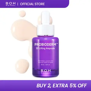 BIOHEAL BOH Probioderm™ 3D Lifting Ampoule 1.01 fl oz (30 ml) | Advanced Elasticity Serum for Sculpted, Firm Skin | Powerful 3D Lifting Formula with Probiotics & Peptides for Daily Skincare
